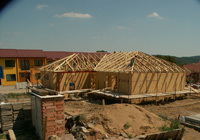 Strutture dei tetti con capriate